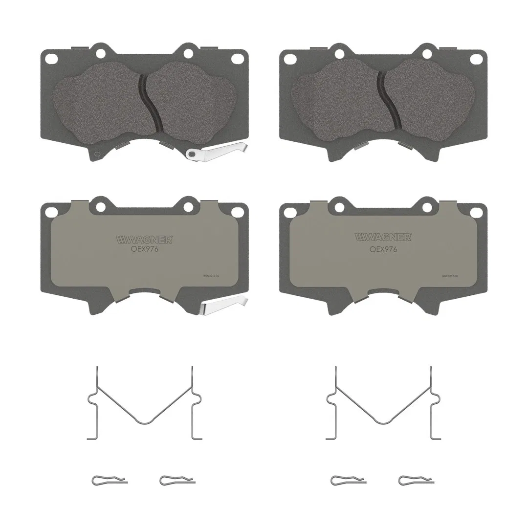 OEX976 – WAGNER BRAKE Brake Pad, OE Replacement Premium Low-Copper Ceramic